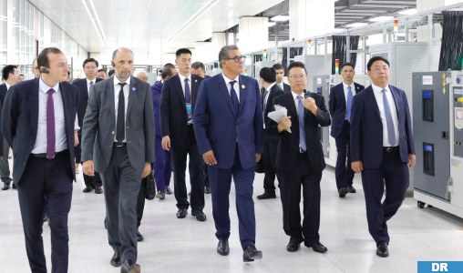 Chine: M. Akhannouch visite l’usine de Gotion High Tech à Hefei et fait le point sur l’avancement des travaux de la gigafactory de Kénitra