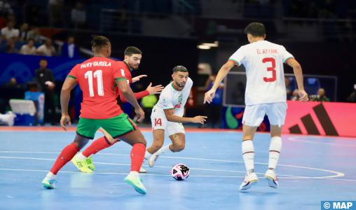 Mondial de futsal (3e J/Groupe E): Le Maroc s’incline face au Portugal (4-1)