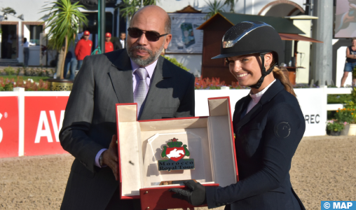 Morocco Royal Tour (étape de Tétouan): La cavalière française Ines Joly remporte le Grand Prix Coupe du Monde, Prix SAR le Prince Héritier Moulay El Hassan