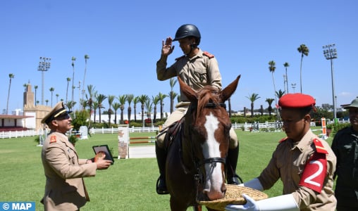 Rabat: Clôture du Concours officiel de saut d’obstacles des jeunes chevaux de la Garde Royale