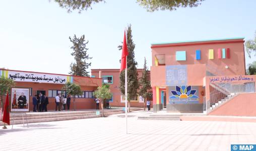 Reconstruction post-séisme : L’école primaire Al Massira Al Khadra à Tahanaout fait peau neuve