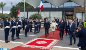 Le Président français Emmanuel Macron quitte le Maroc au terme d’une visite d’Etat