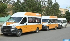 Mohammedia : Remise de deux bus de transport scolaire dans le cadre de l’INDH