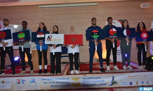 Coup d’envoi à Agadir de la 3è édition des Jeux universitaires arabes de plage