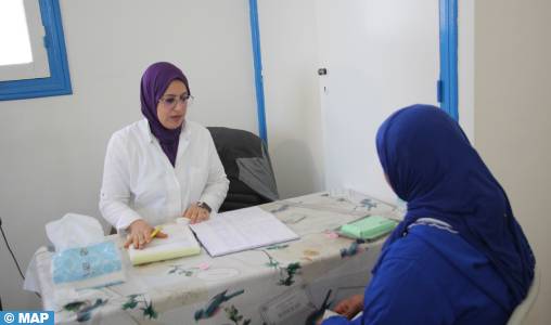 El Jadida : Environ 210 femmes bénéficient d’une caravane médicale de sensibilisation et de dépistage des cancers du sein et du col de l’utérus