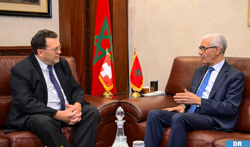 M. Talbi Alami s’entretient à Rabat avec le président de la Commission de politique étrangère du Conseil national suisse