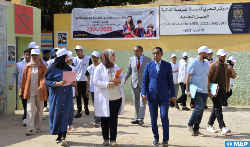 Khouribga : Lancement de la 2ème étape de la “Caravane de mobilisation sociale” pour l’intégration des enfants non scolarisés