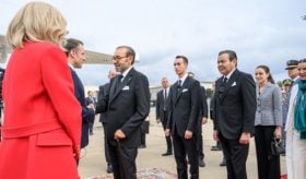 Arrivée au Maroc du Président français pour une visite d’Etat au Royaume à l’invitation de Sa Majesté le Roi