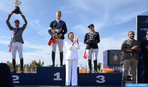 SAR la Princesse Lalla Hasnaa préside à Rabat le Grand Prix de saut d’obstacles de Longines Global Champions Tour 2024