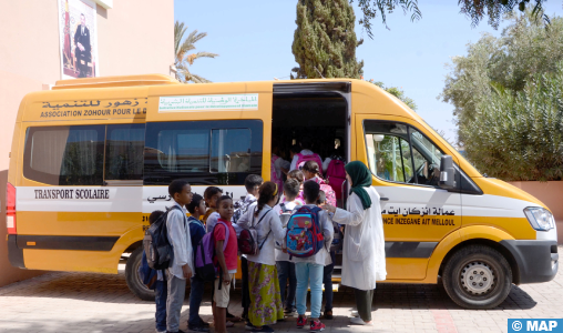 Inezgane-Aït Melloul: Le transport scolaire au centre des priorités de l’INDH