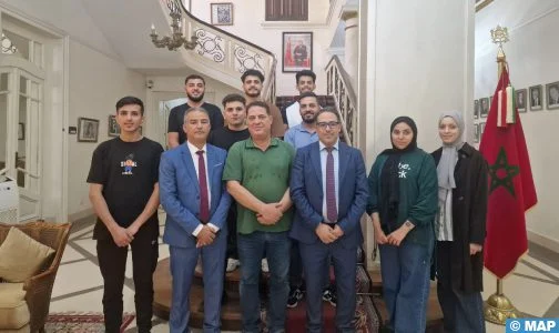 Des étudiants palestiniens saluent le soutien apporté par SM le Roi Mohammed VI à l’enseignement à Gaza