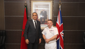 M. Hammouchi reçoit le Conseiller militaire supérieur britannique pour le Moyen-Orient et l’Afrique du Nord