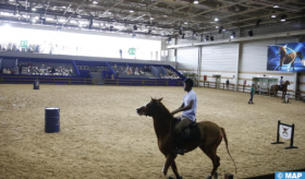 Salon du Cheval d’El Jadida: La course de barils… les montures à l’épreuve de parcours sinueux