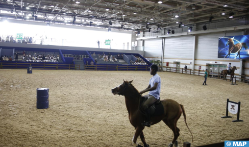 Salon du Cheval d’El Jadida: La course de barils… les montures à l’épreuve de parcours sinueux