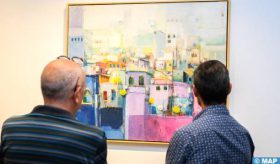 Rabat: Vernissage de l’exposition “Matière et Lumière” de l’artiste peintre et graveuse belgo-marocaine Hafida Lamarti