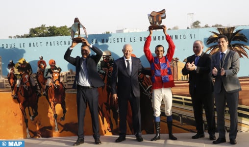 Meeting international du Maroc : le cheval “Al Othmane” remporte le Grand Prix de SM le Roi Mohammed VI des pur-sang anglais