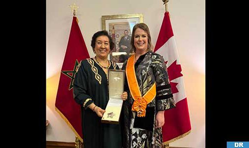 أوتاوا.. توشيح سفيرة كندا السابقة بالمغرب بالوسام العلوي من درجة الحمالة الكبرى