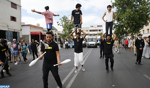 Mawazine: Les artères de Rabat aux rythmes de l’art du cirque