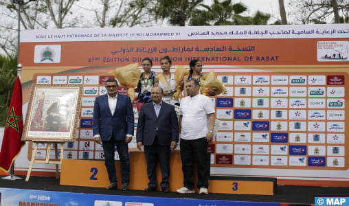 Marathon international de Rabat (dames): La Marocaine Fatimzahra Gardadi remporte la 6ème édition