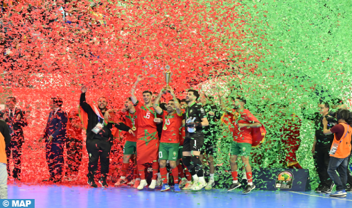 CAN de futsal (Finale) : Le Maroc bat l’Angola 5-1, décroche son 3e titre d’affilée