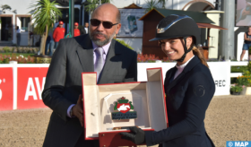 Morocco Royal Tour (étape de Tétouan): La cavalière française Ines Joly remporte le Grand Prix Coupe du Monde, Prix SAR le Prince Héritier Moulay El Hassan