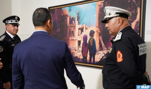 Rabat: Vernissage d’une exposition de créations artistiques de fonctionnaires de police