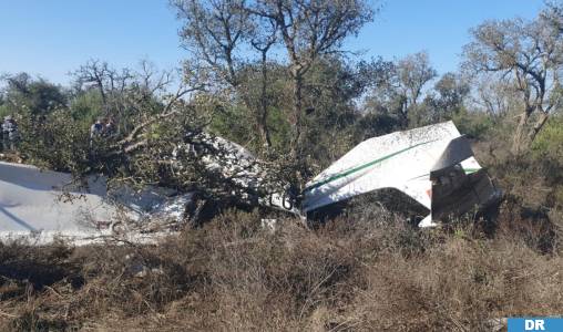 Crash d’un avion d’entrainement des Forces Royales Air à l’intérieur de la base aérienne de Benslimane (Communiqué)