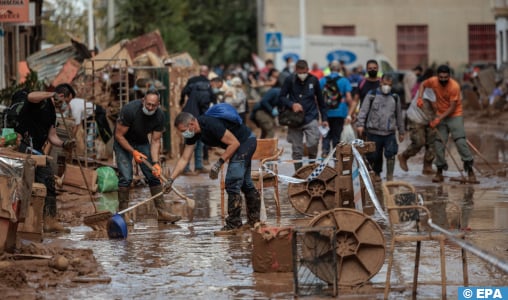 Inondations en Espagne: la recherche se poursuit pour retrouver des disparus