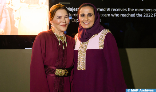 Année Culturelle Qatar-Maroc 2024 : SAR la Princesse Lalla Hasnaa et S.E. Sheikha Al Mayassa Bint Hamad Al-Thani président un dîner en l’honneur des invités présents au “Caftan Fashion Show”