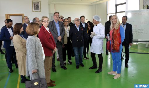 Une délégation européenne visite l’Agropole et la Cité des métiers et des compétences de Béni Mellal